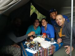 Breakfast during the trek