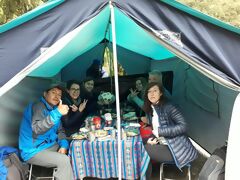 Lunch during the trek